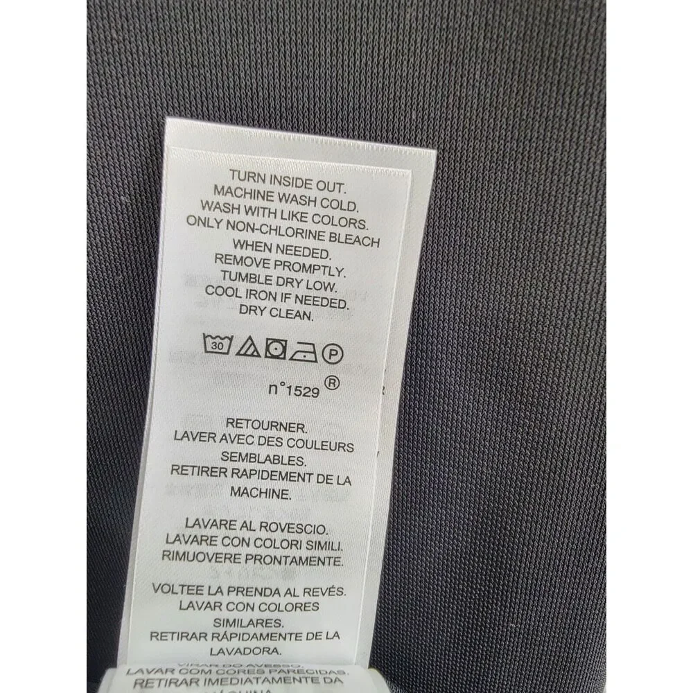 Lauren Ralph Lauren Pleated Stretch Jersey Cocktail Dress Women's 2 Black Zipped - Picture 15 of 15